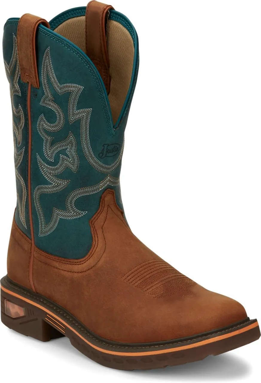 Justin Mens Boots CR4009  Resistor Russet