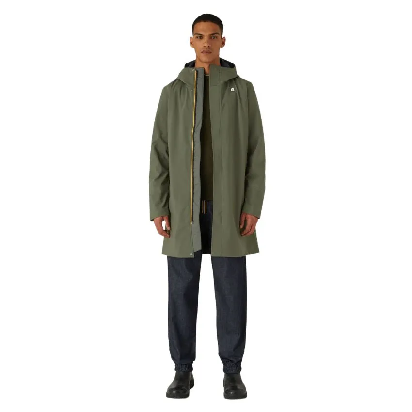 K-way Parka Thomas Bonded Green Black