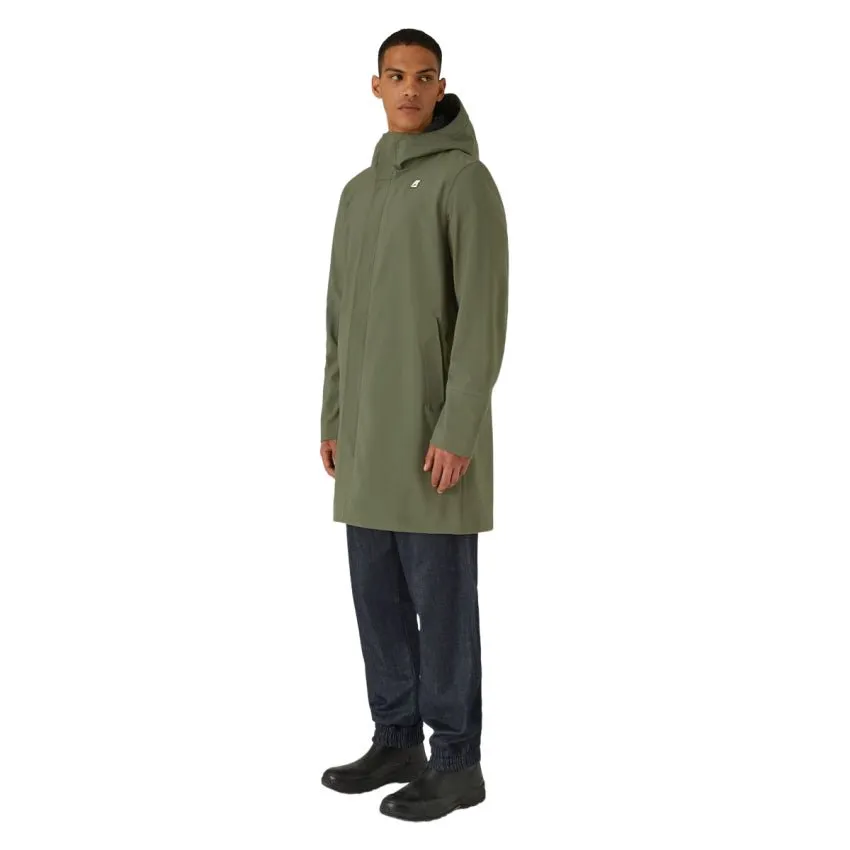 K-way Parka Thomas Bonded Green Black