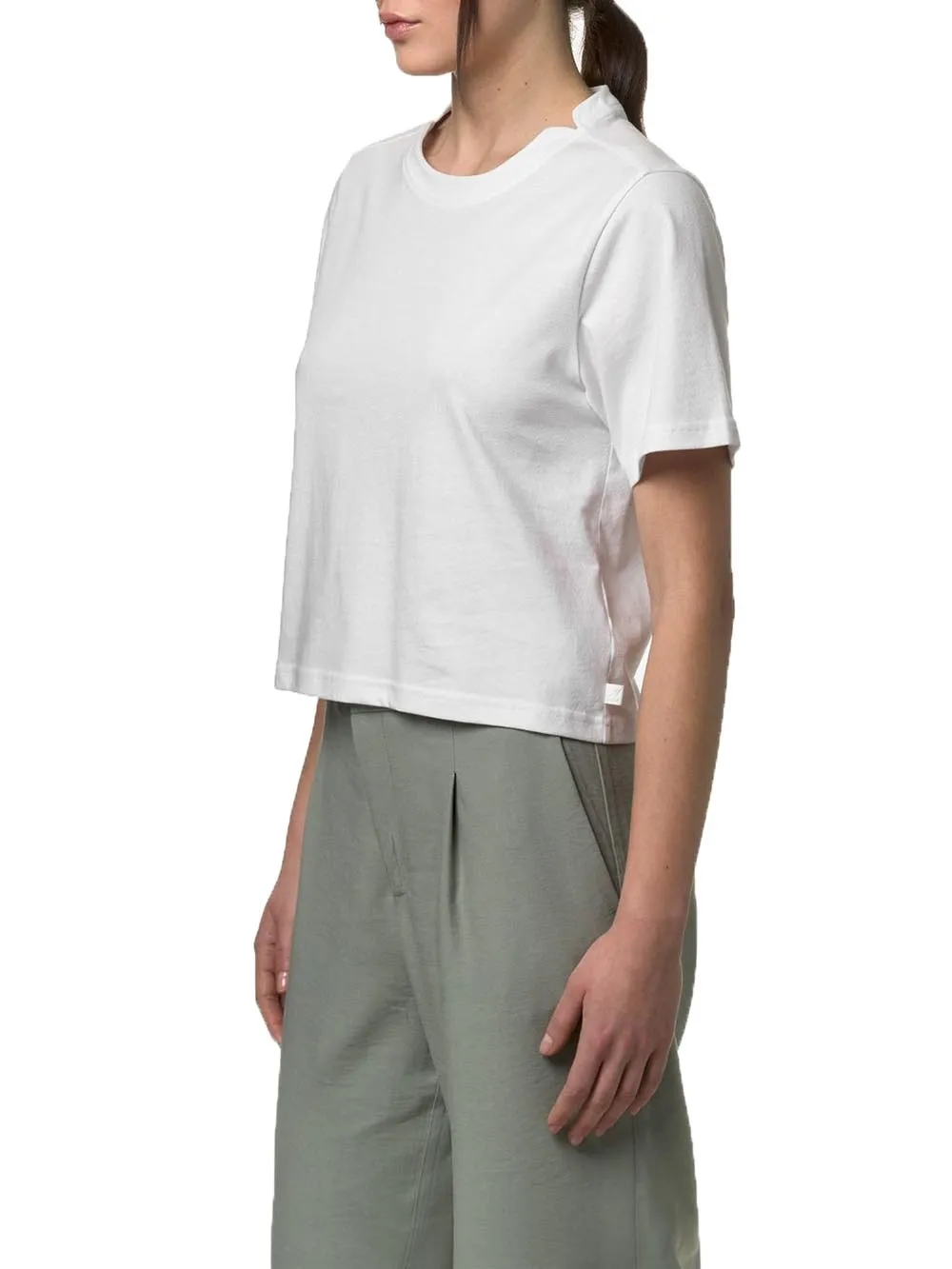 K-Way White Women's T-shirt