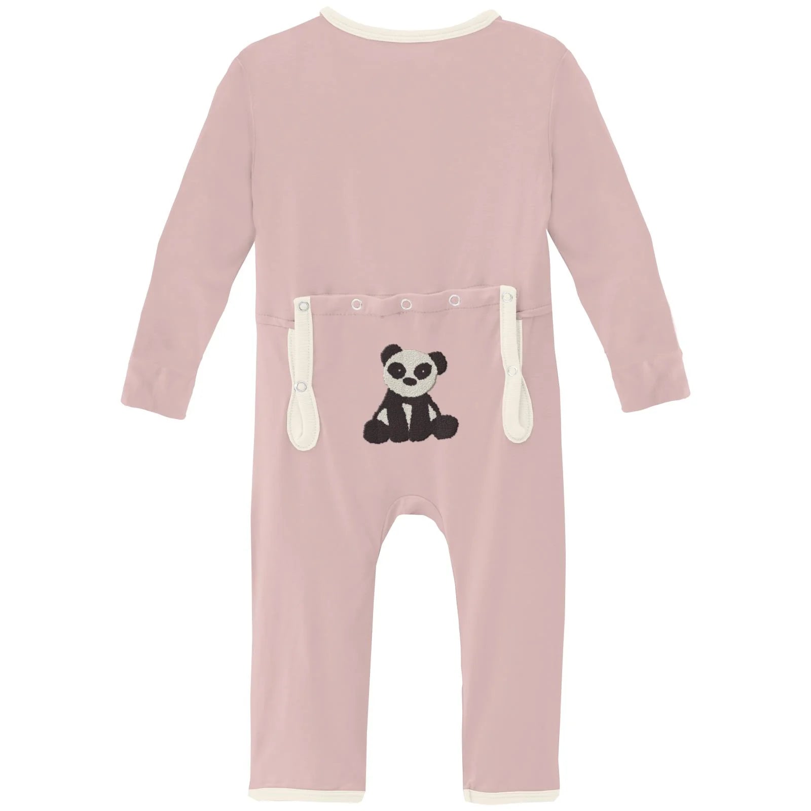 Kickee Pants Baby Rose Stuffy Coverall with 2-way Zipper