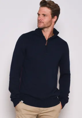 Knit Quarter Zip Sweater