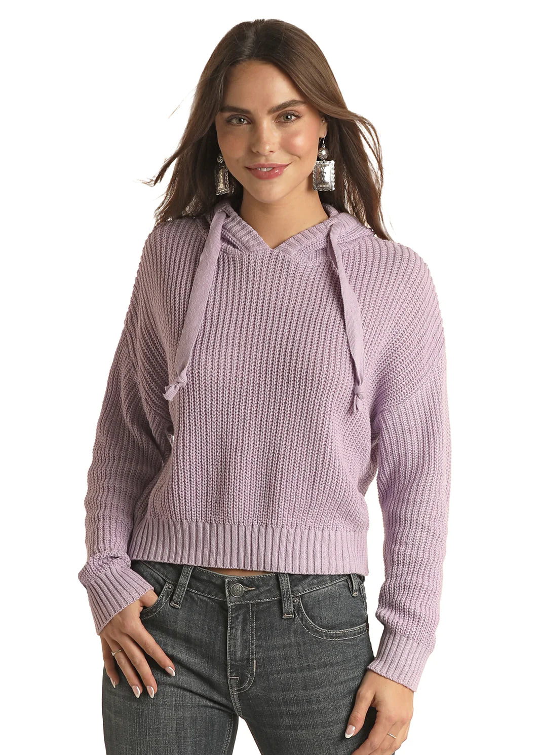 Lavender sweater hoodie: Purple sweatshirt pullover