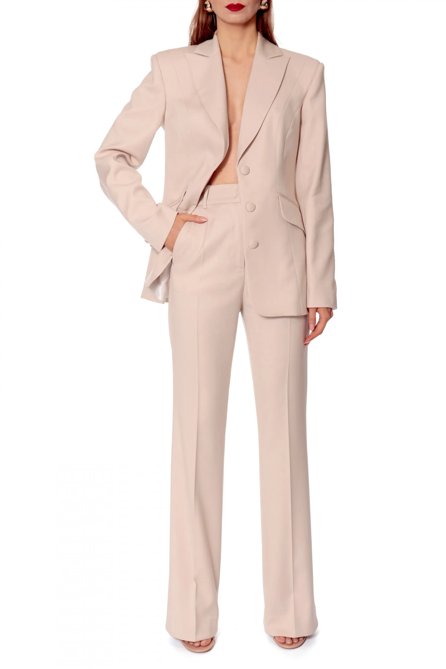 Leona Pearl Ivory Blazer