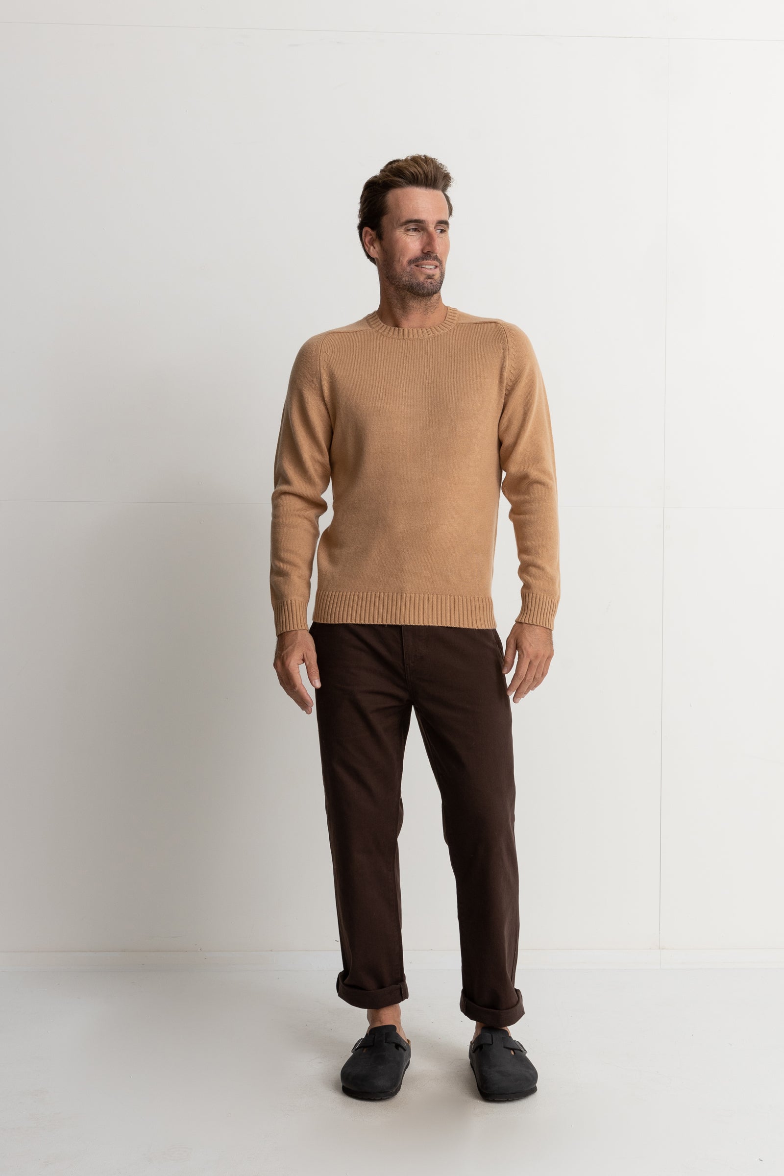 Liam Brown Knit Crew