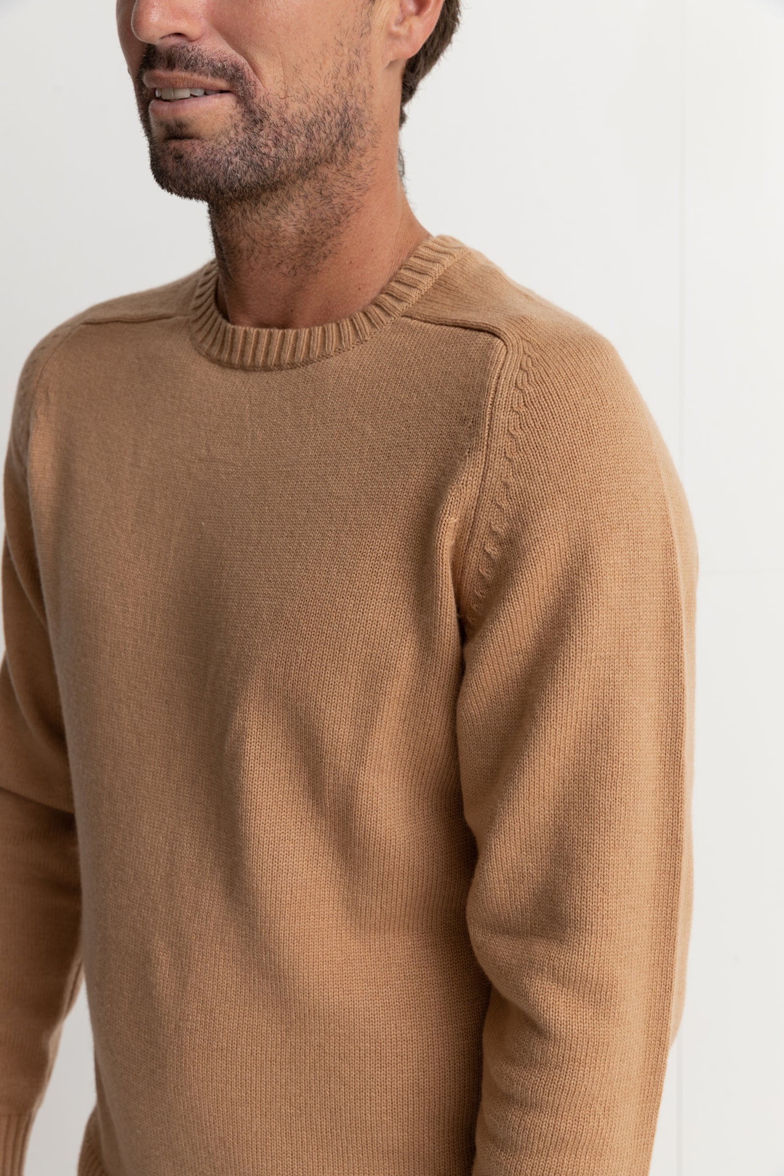 Liam Brown Knit Crew