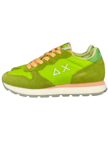 Lime Z34201 Ally Solid Nylon Women's Sneakers