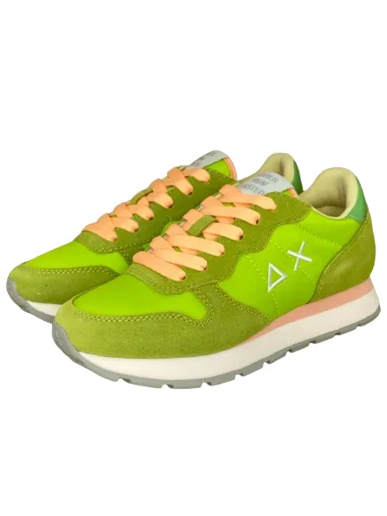 Lime Z34201 Ally Solid Nylon Women's Sneakers