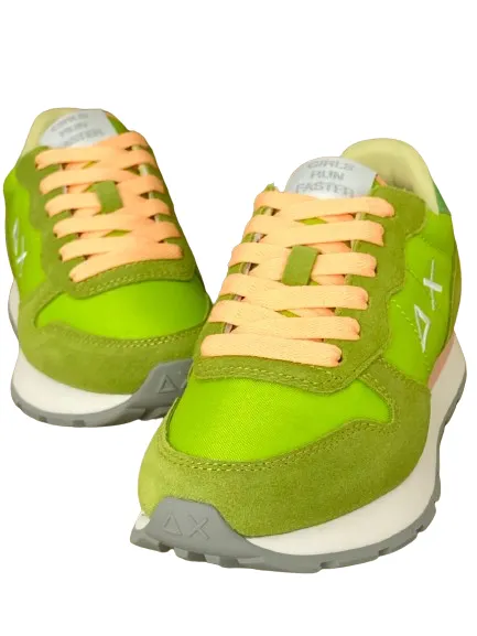 Lime Z34201 Ally Solid Nylon Women's Sneakers