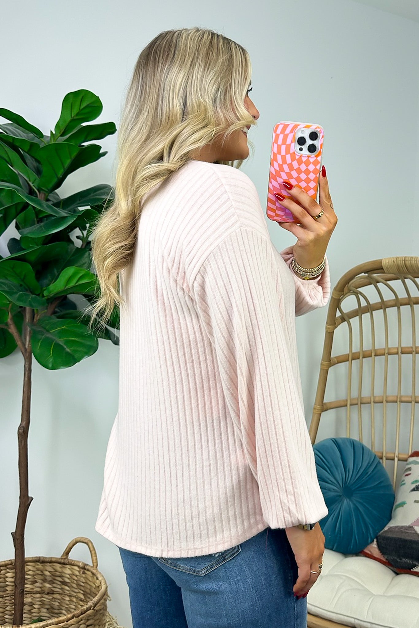 Lindyn Rib Knit Long Sleeve Top - Final Sale