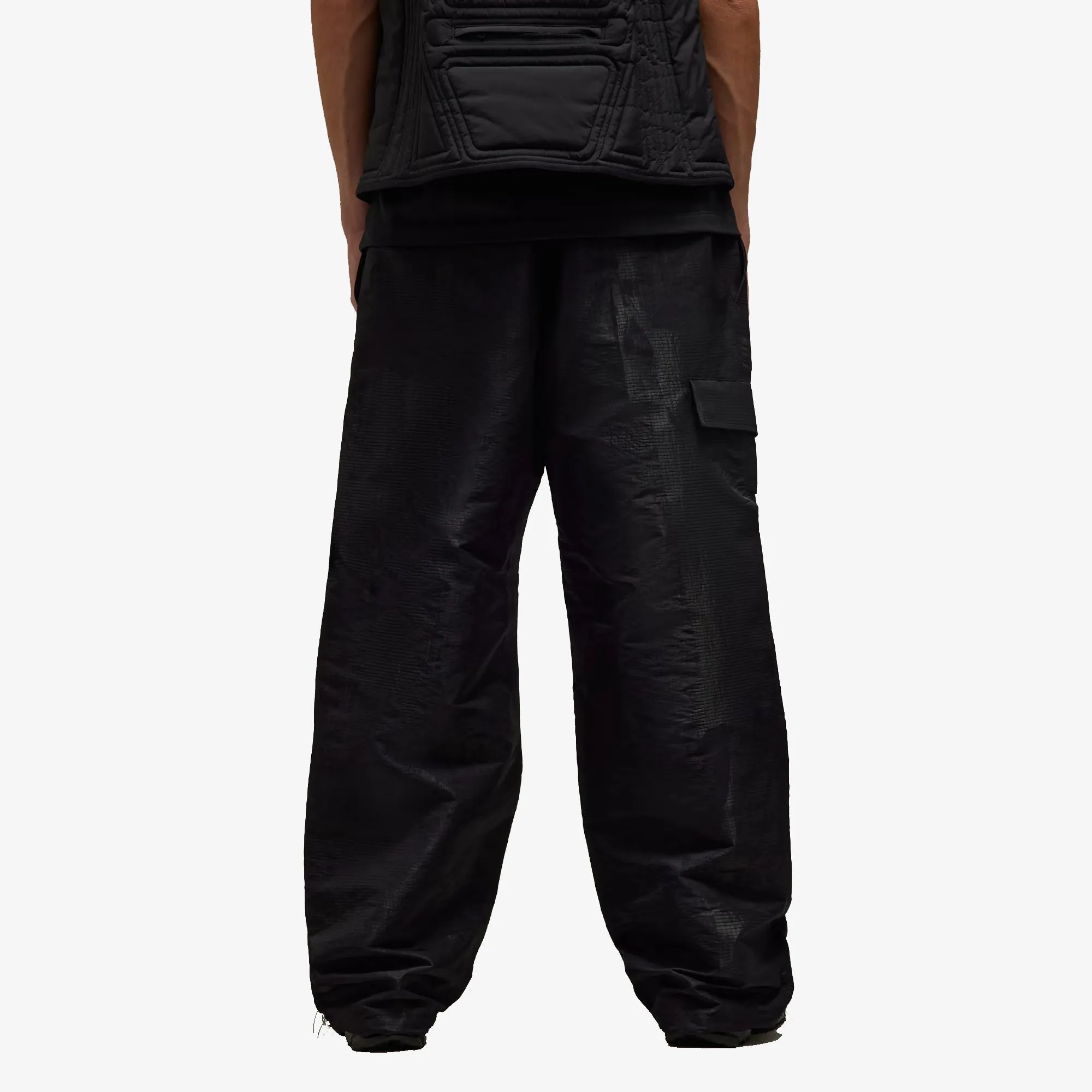 Lined Jacquard Ripstop Pants Black - Google SEO optimized