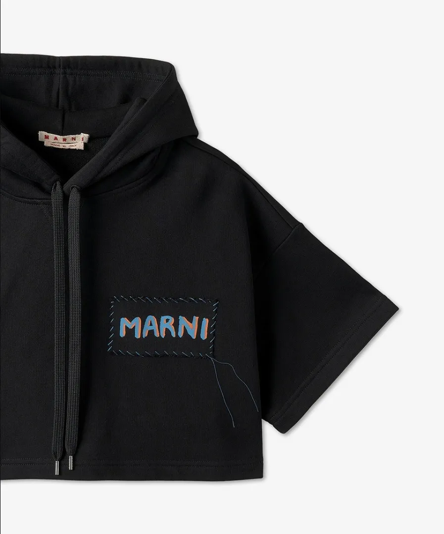 MARNI Street Style Logo Hoodies Sweatshirts