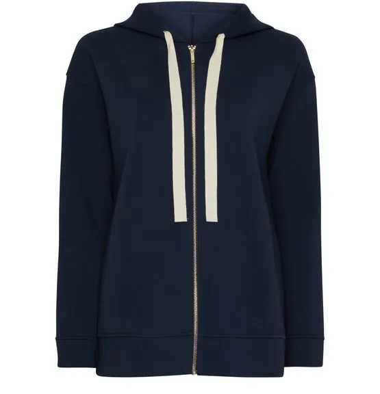 Max Mara - Long Sleeves Cotton Logo Hoodies & Sweatshirts