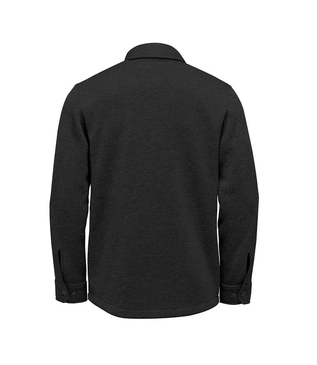 Mens avalante heather knitted shirt jacket black Stormtech