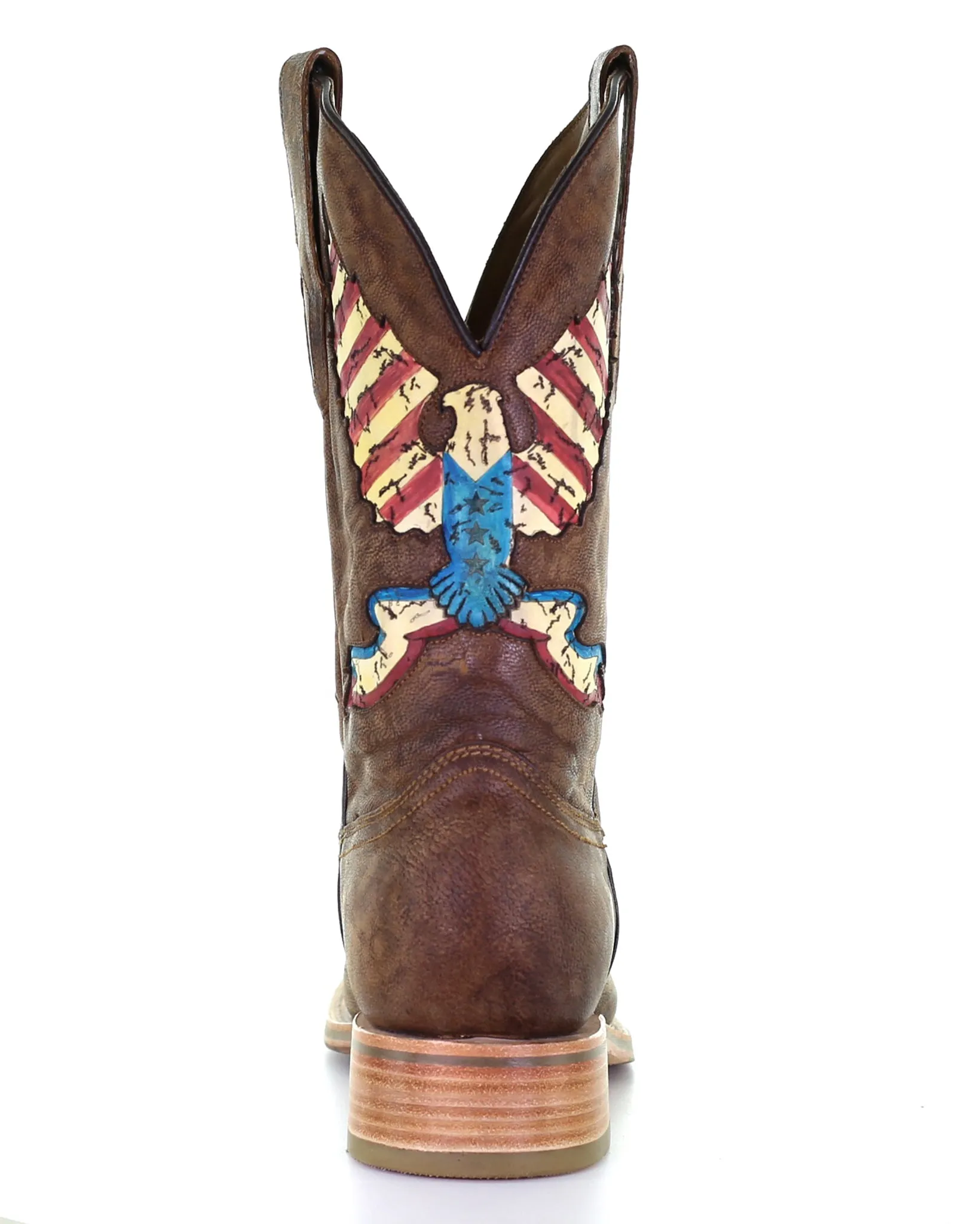 Men's Eagle Inlay Western Boots