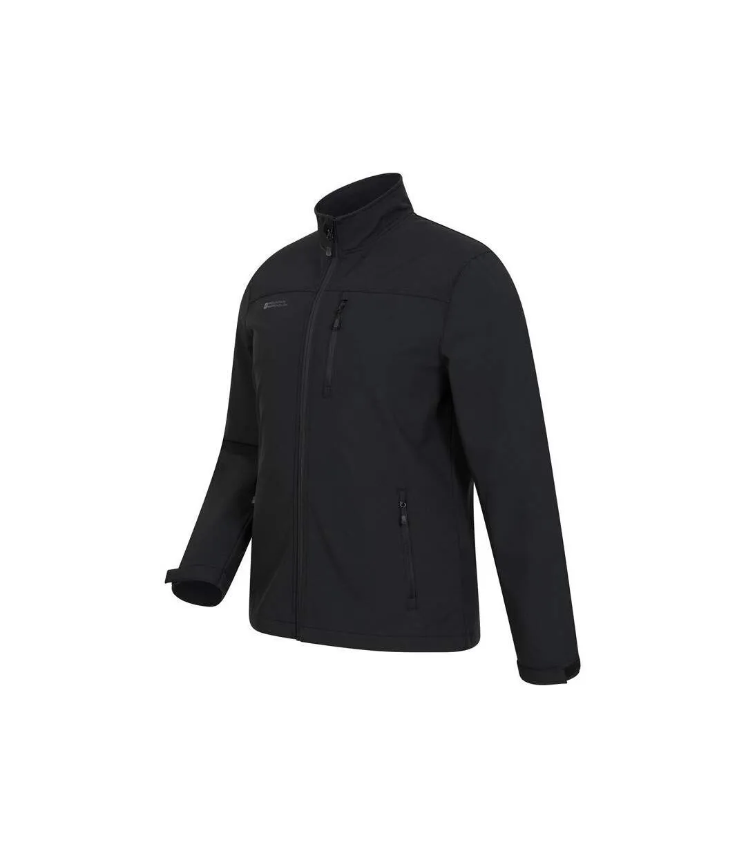 Mens grasmere soft shell jacket black Mountain Warehouse