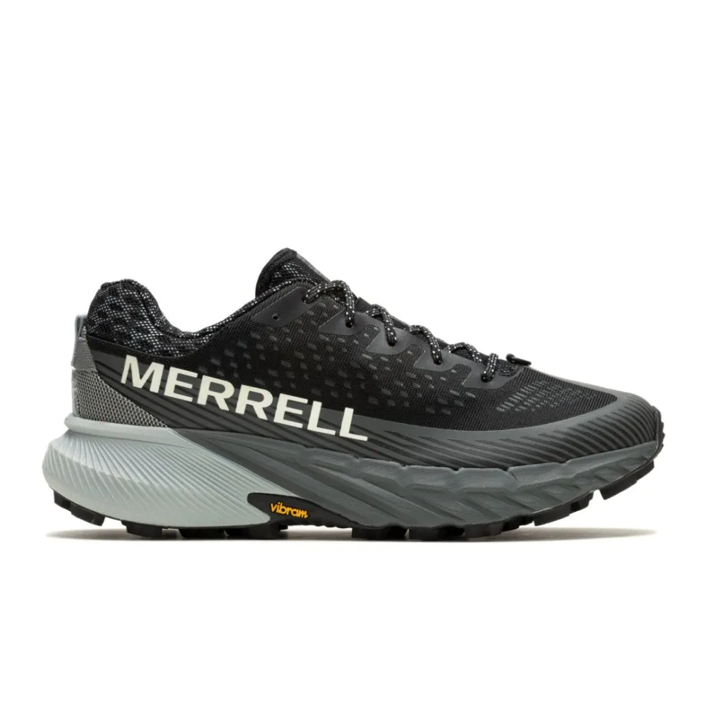 Merrell Agility Peak 5 Men's Running Shoes - Black/Granite