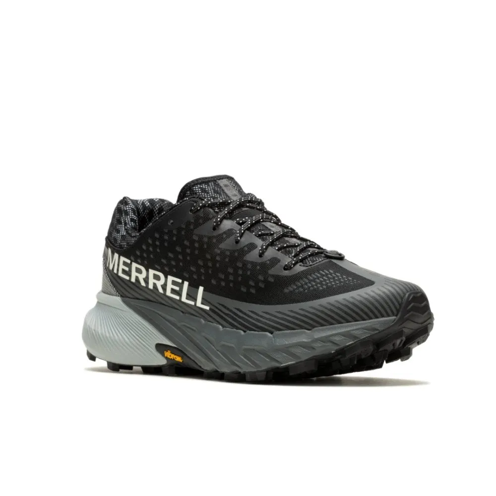 Merrell Agility Peak 5 Men's Running Shoes - Black/Granite