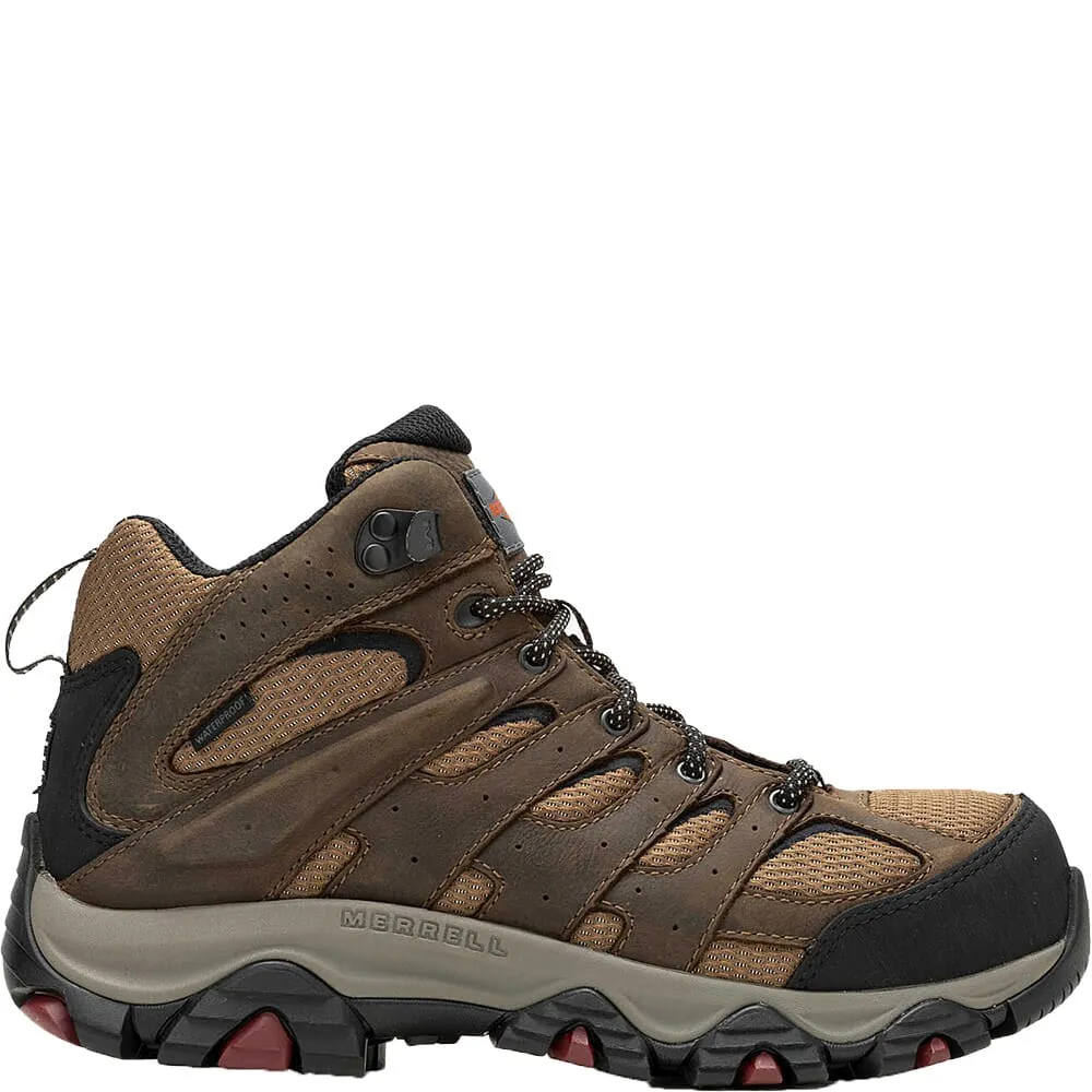 Merrell Women's Moab Vertex 2 Mid CF Safety Shoes - Otter