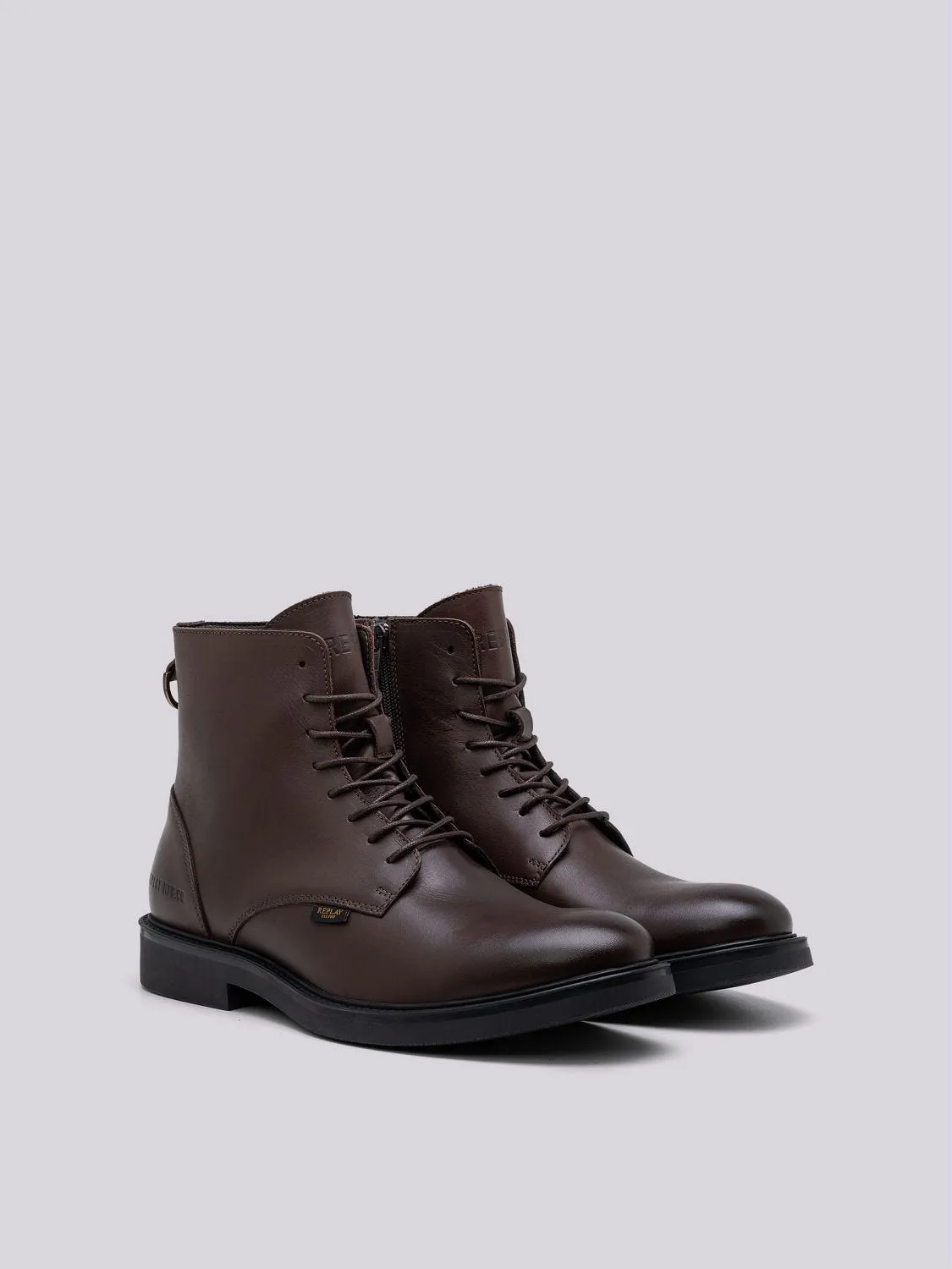 MILES LACE-UP ANKLE BOOTS