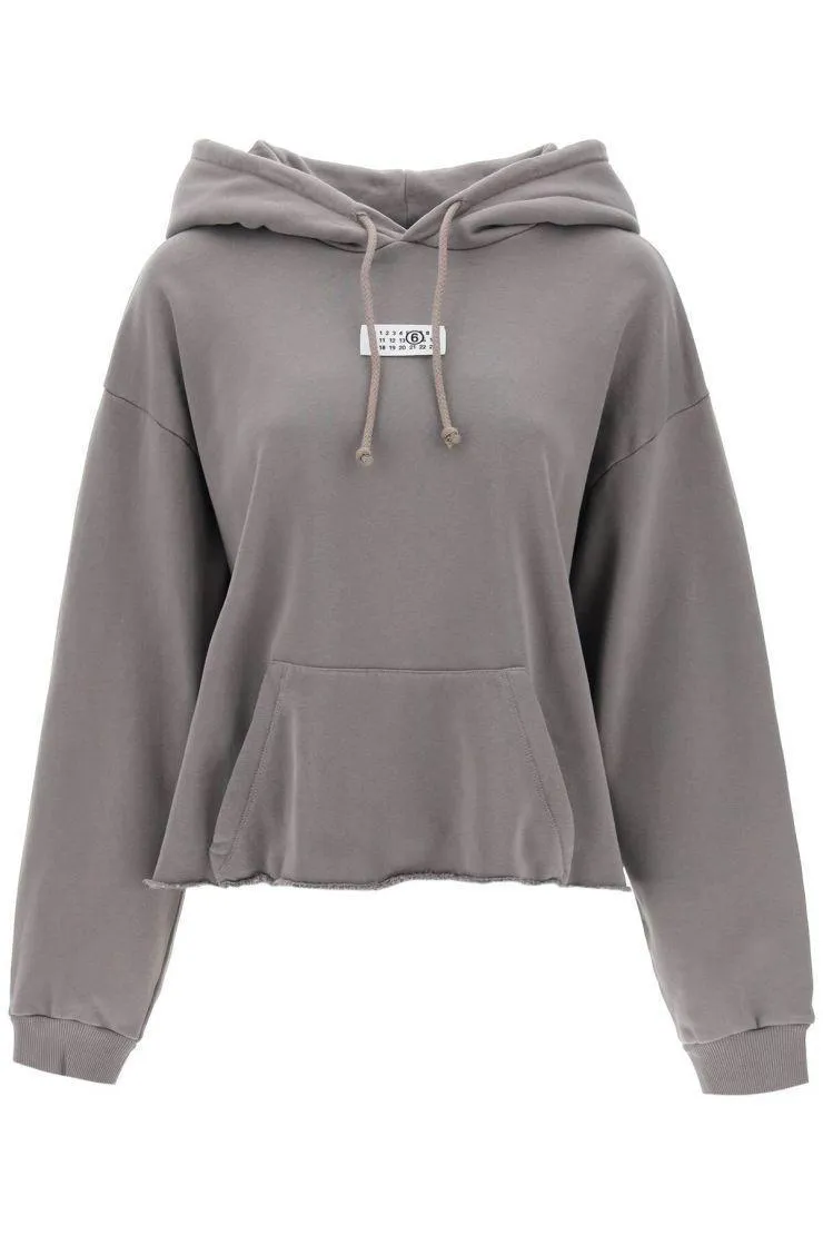 MM6 Maison Margiela Cotton Logo Hoodies & Sweatshirts with Long Sleeves