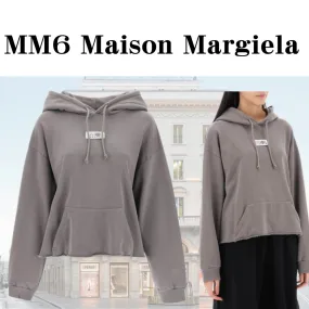 MM6 Maison Margiela Cotton Logo Hoodies & Sweatshirts with Long Sleeves