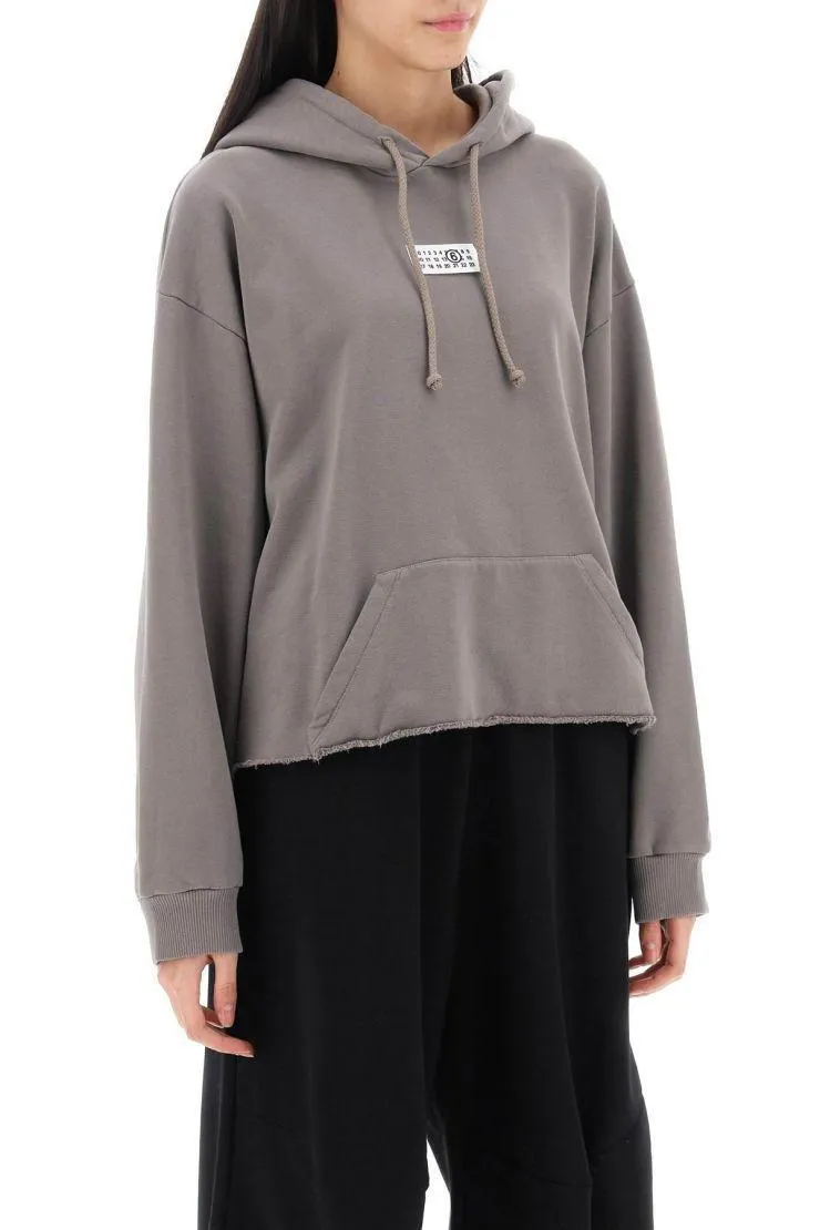 MM6 Maison Margiela Cotton Logo Hoodies & Sweatshirts with Long Sleeves