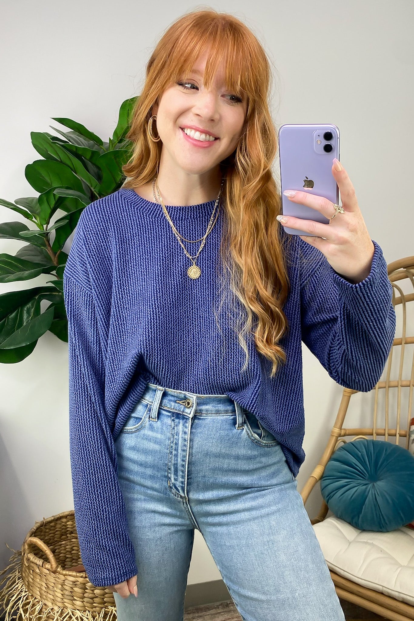 Moa Ribbed Knit Top on Final Sale