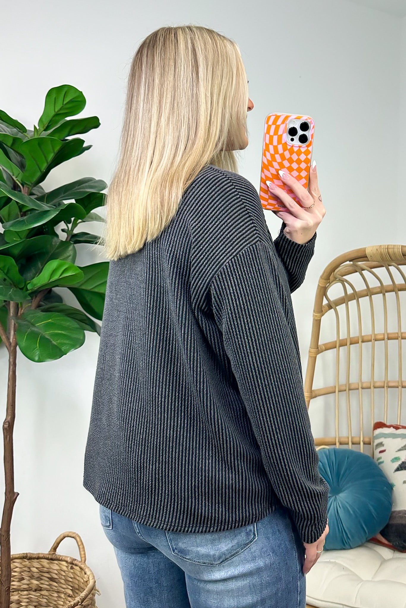 Moa Ribbed Knit Top on Final Sale