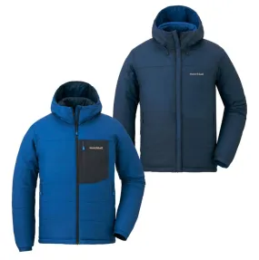 Montbell Men's Thermawrap Parka - Blue EXCELOFT Water-Repellent Jacket