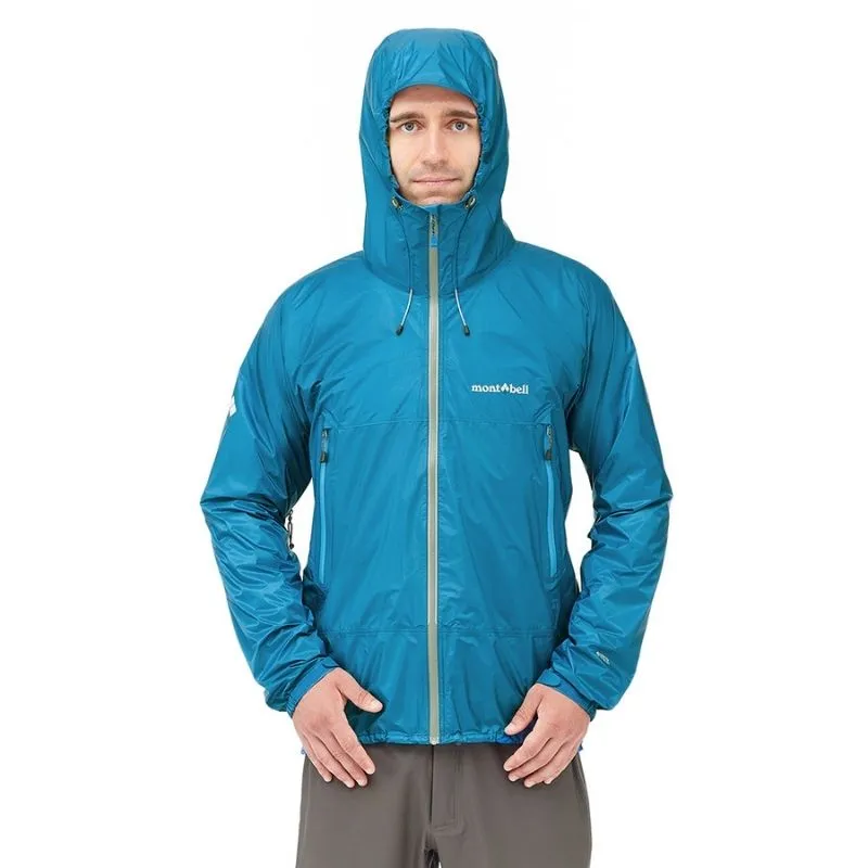 Montbell Versalite Jacket - Men's US - Spectrum Blue Gunmetal - Water Resistant