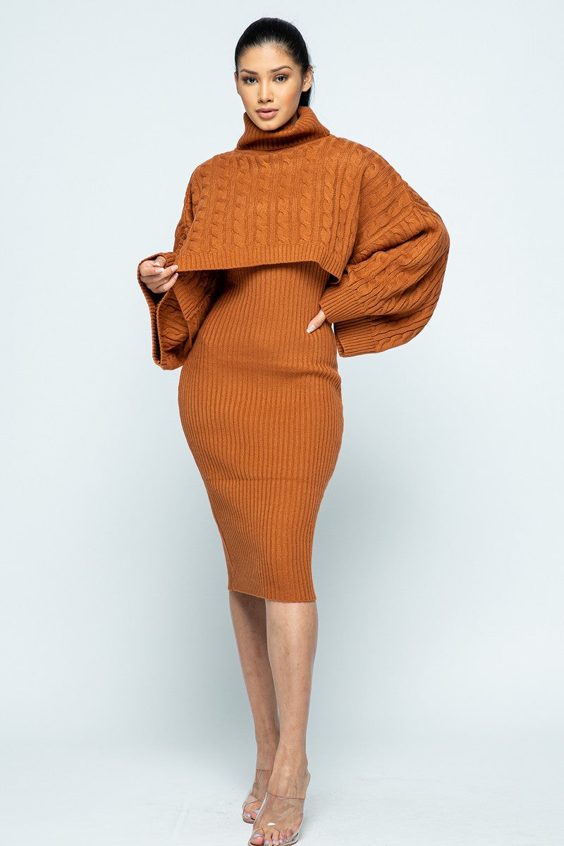 My suggestion would be to rewrite Slay My Work Day Sweater Dress Set as Stylish Sweater Dress Set for a Productive Work Day.