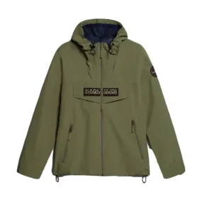 Napapijri Rainforest Open S Giacca Parka Con Cappuccio Verde - NA4H2O