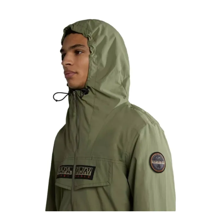 Napapijri Rainforest Open S Giacca Parka Con Cappuccio Verde - NA4H2O