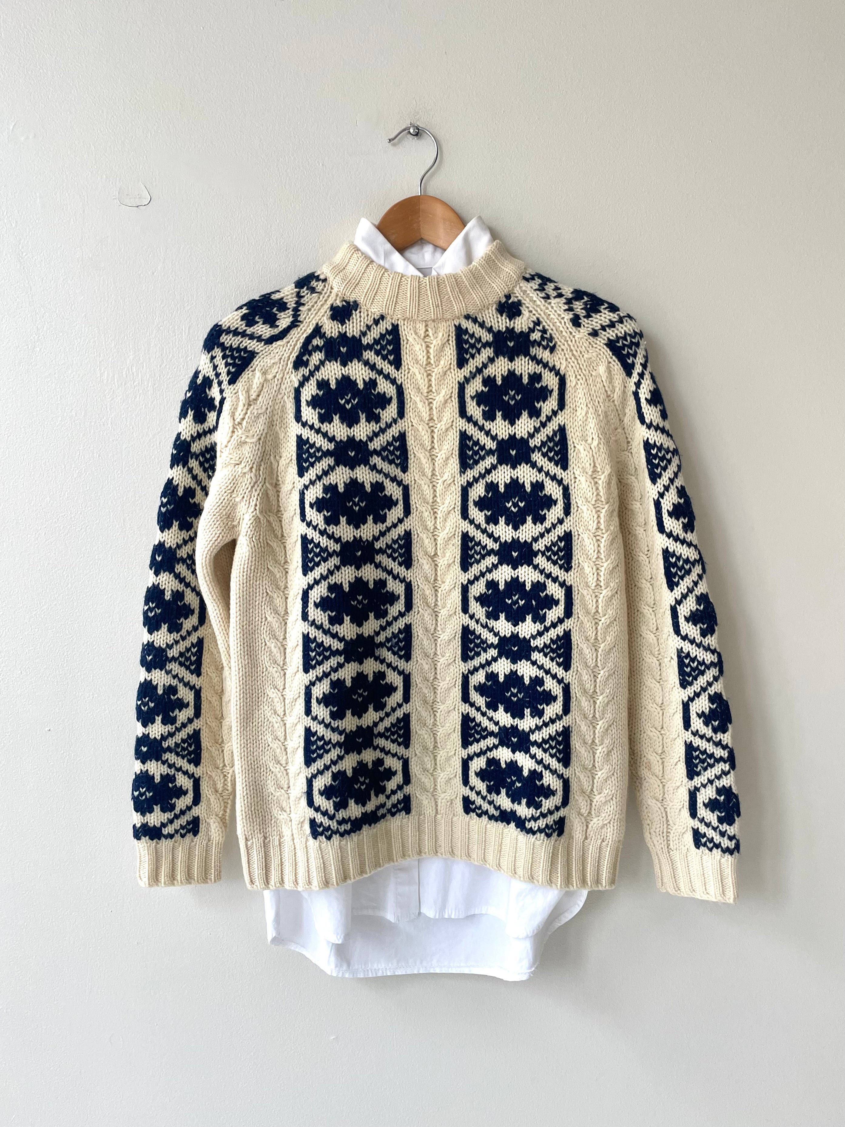 Nattrjer Vintage Wool Sweater from the 1960s