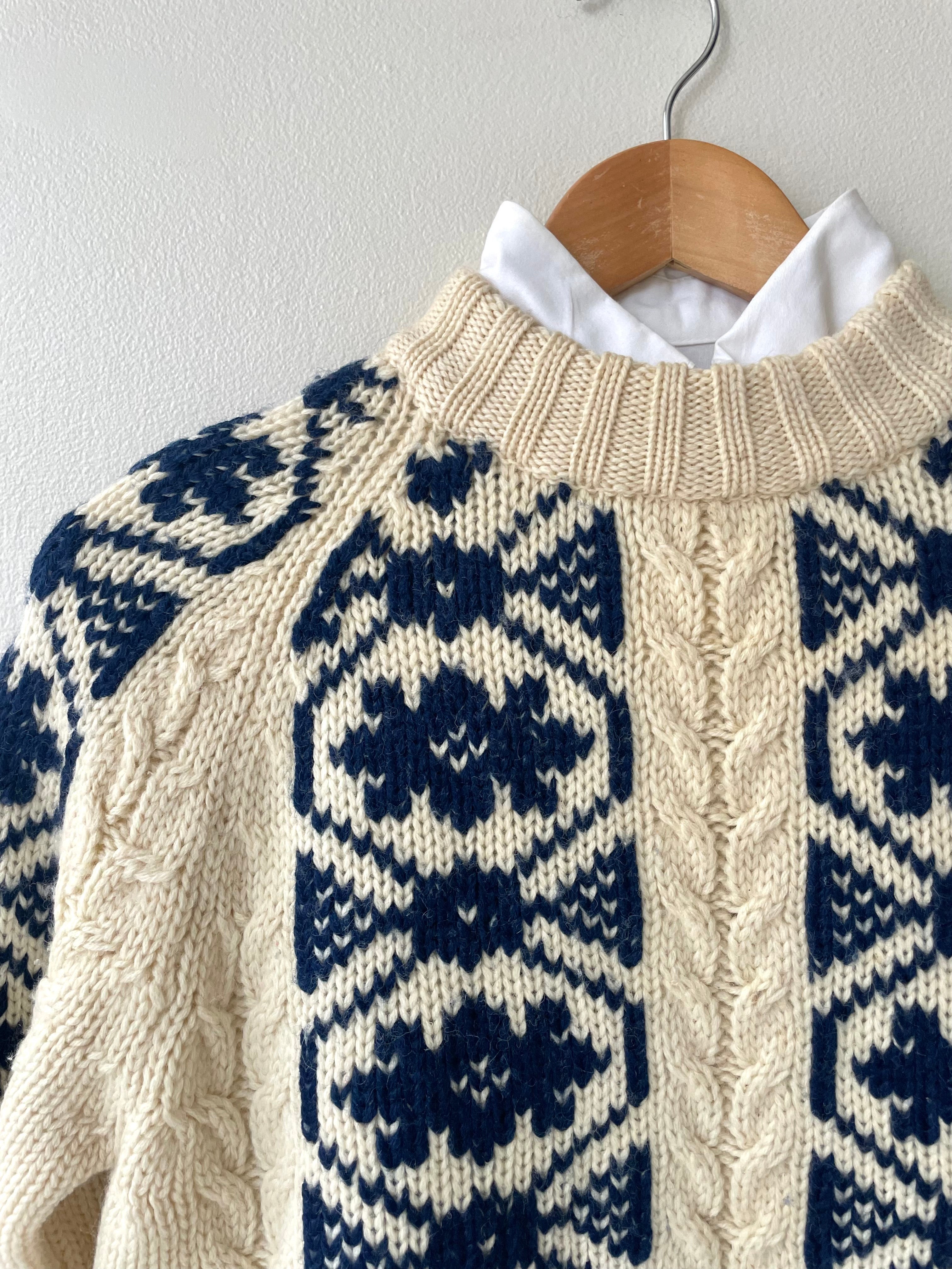 Nattrjer Vintage Wool Sweater from the 1960s