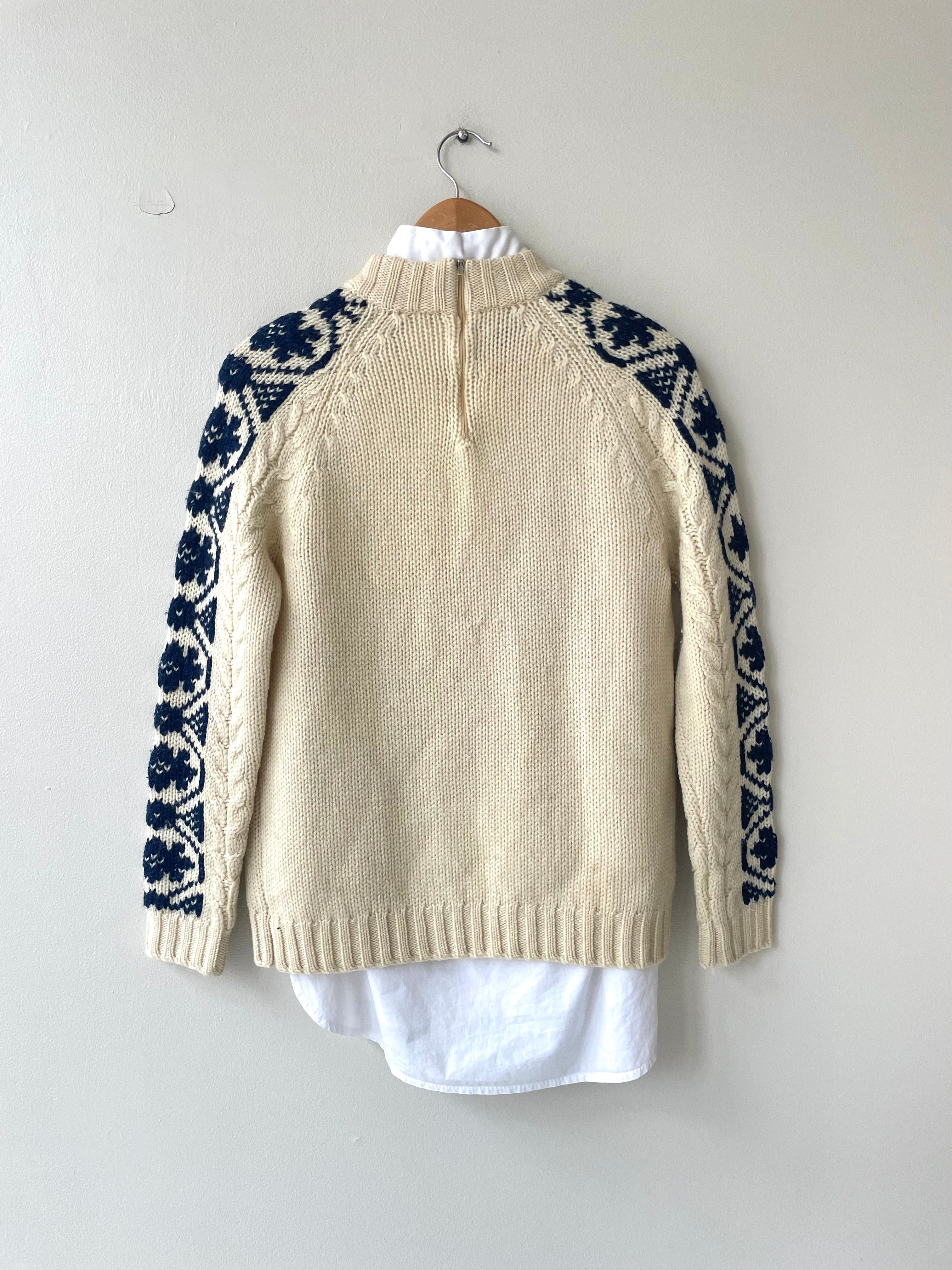 Nattrjer Vintage Wool Sweater from the 1960s