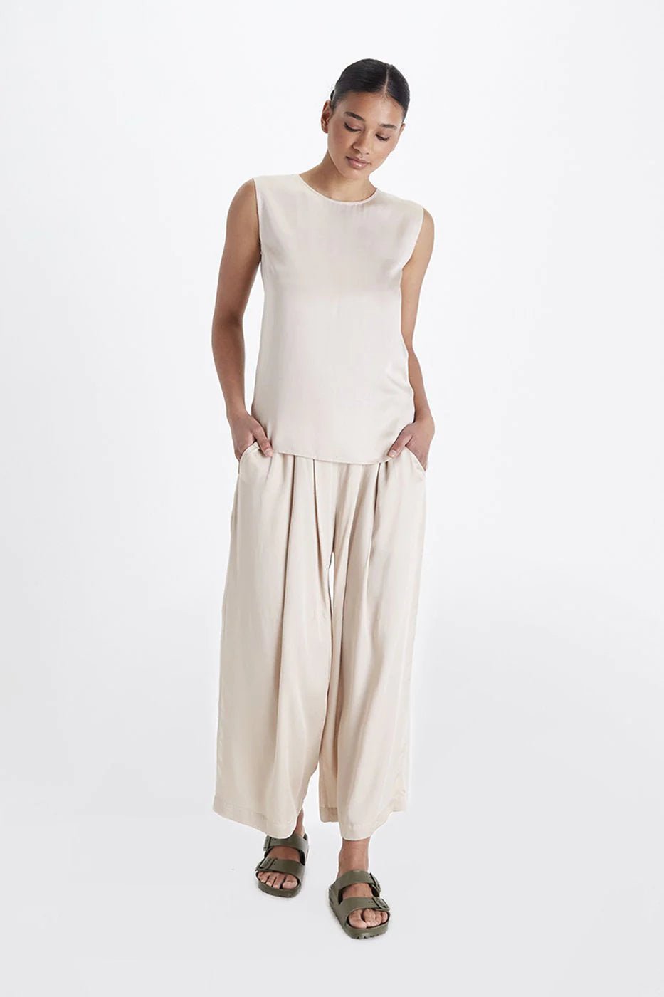 Neu Nomads Champagne Palazzo Pants