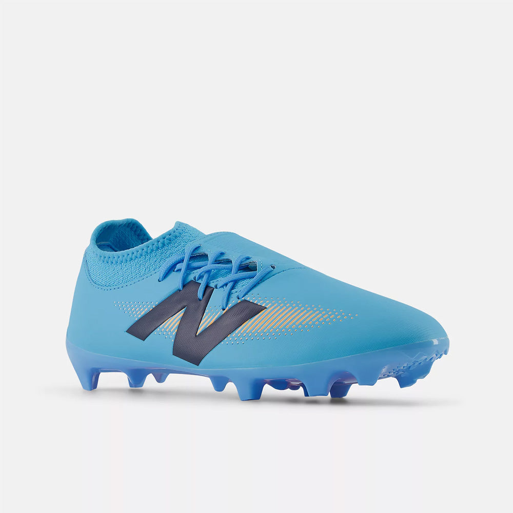 New Balance Furon Dispatch V7+ FG Soccer Boots - Team Sky Blue/Mango