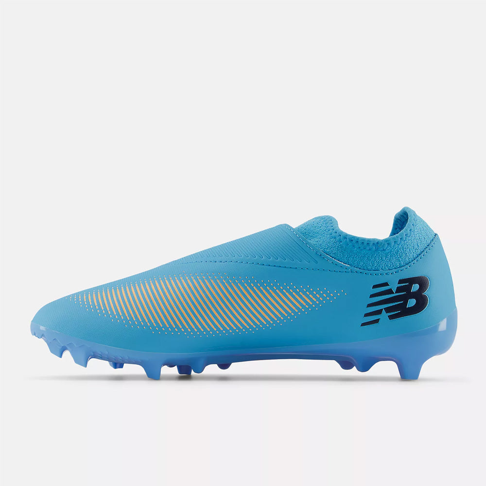 New Balance Furon Dispatch V7+ FG Soccer Boots - Team Sky Blue/Mango