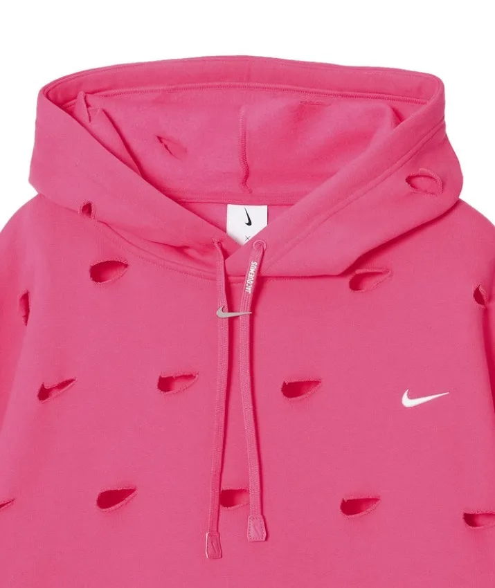 Nike | Unisex Long Sleeve Cotton Logo Hoodies - Street Style