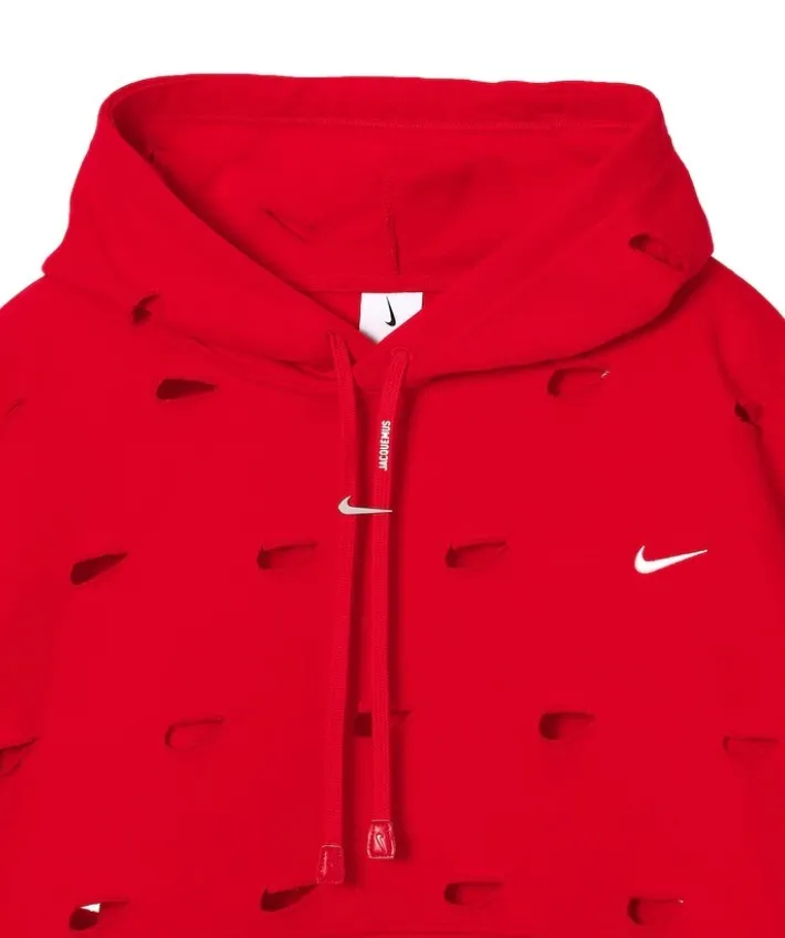 Nike | Unisex Long Sleeve Cotton Logo Hoodies - Street Style