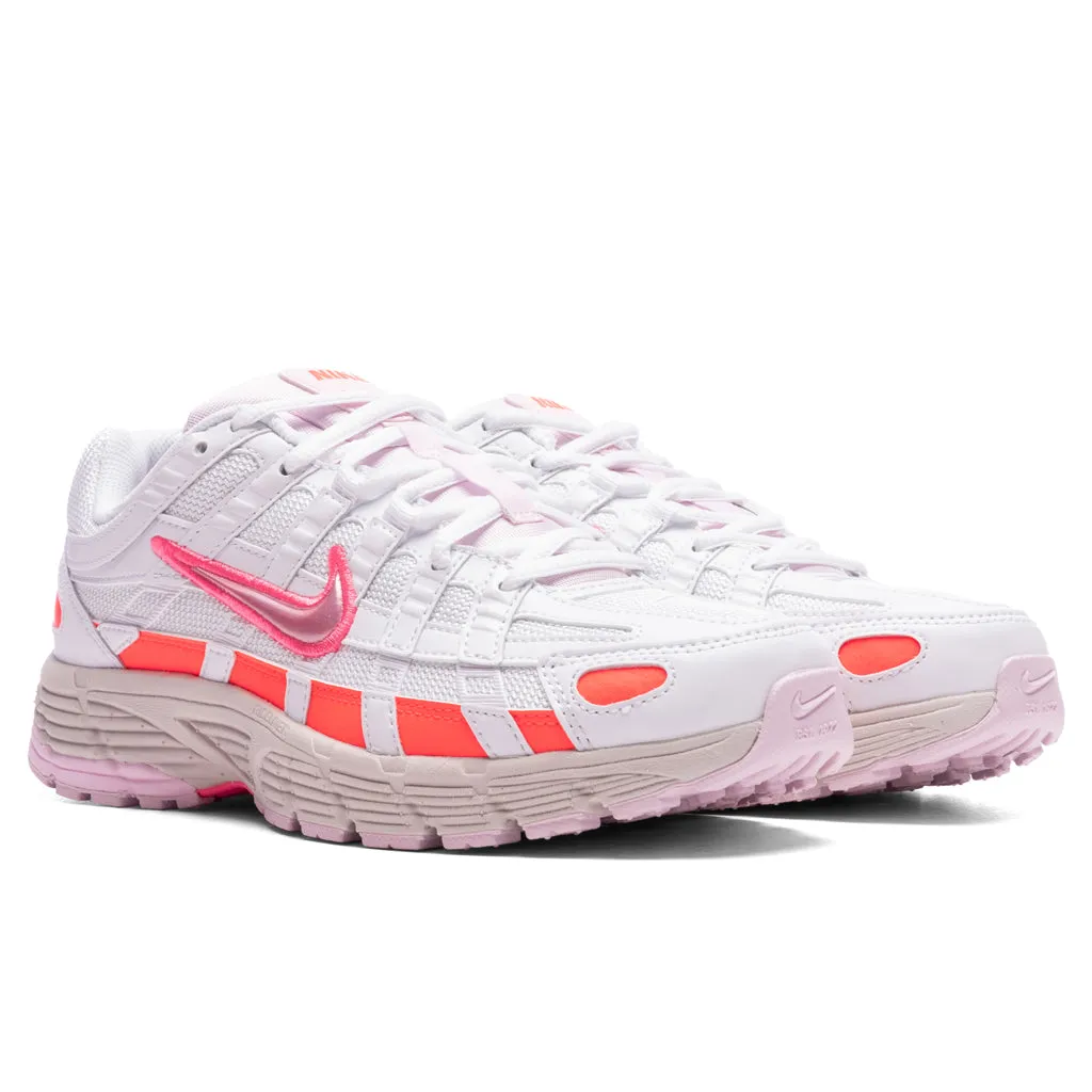 Nike P-6000 Women's Running Shoe - White/Digital Pink/Hyper Crimson