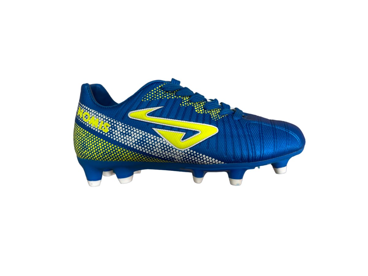 NOMIS JUNIOR PRODIGY ROYAL/LIME SOCCER CLEATS