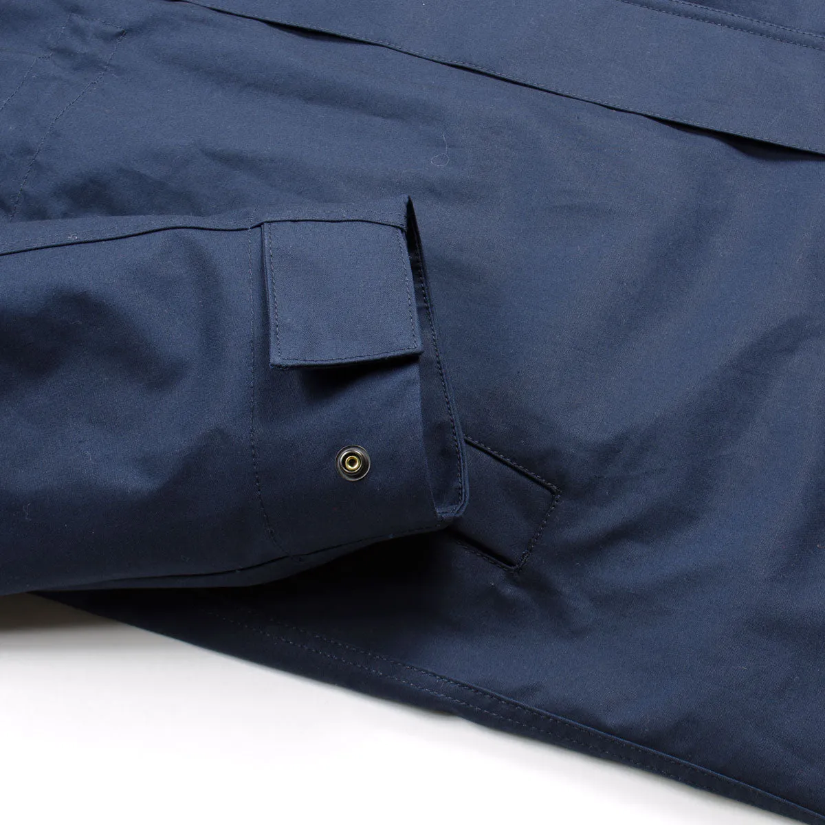 Norse Projects parka dark navy cotton cambric Elias