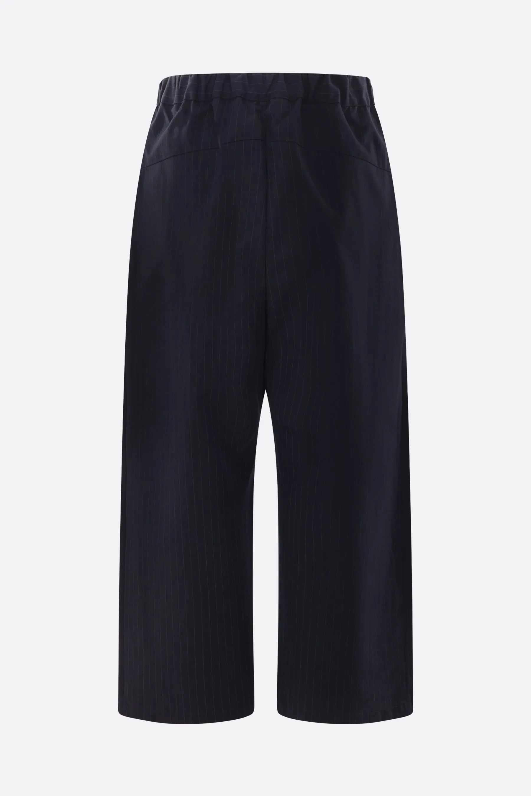 Oversized pinstriped cotton pants for Yayla