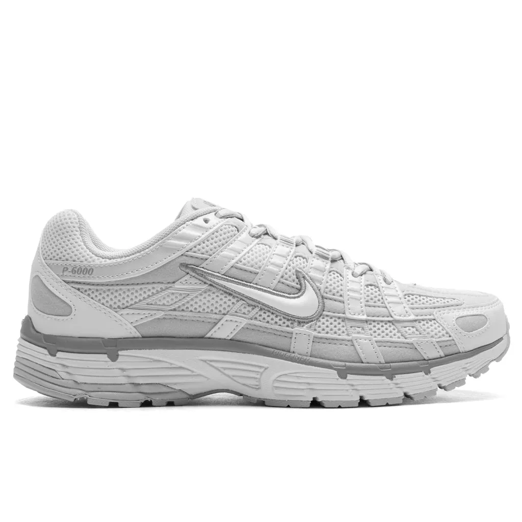 P-6000 Women's Metallic Summit White/White/Pure Platinum