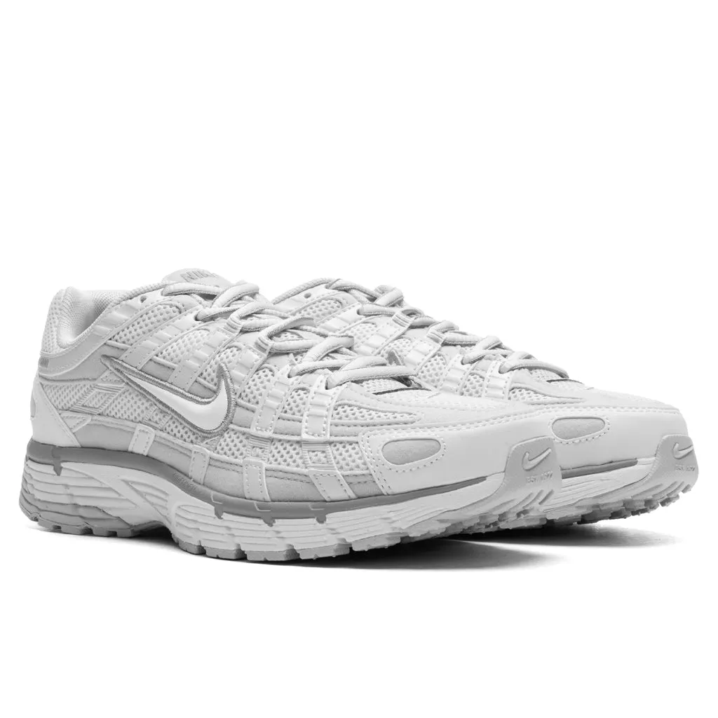 P-6000 Women's Metallic Summit White/White/Pure Platinum