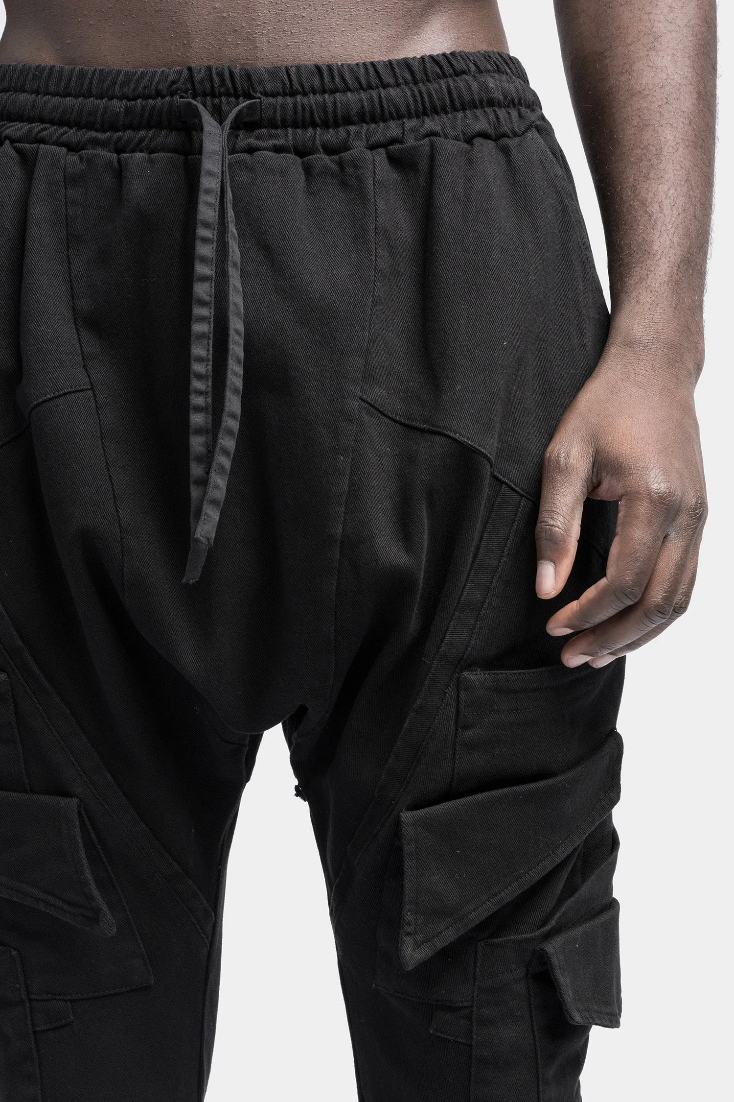 Pants with detailed pockets