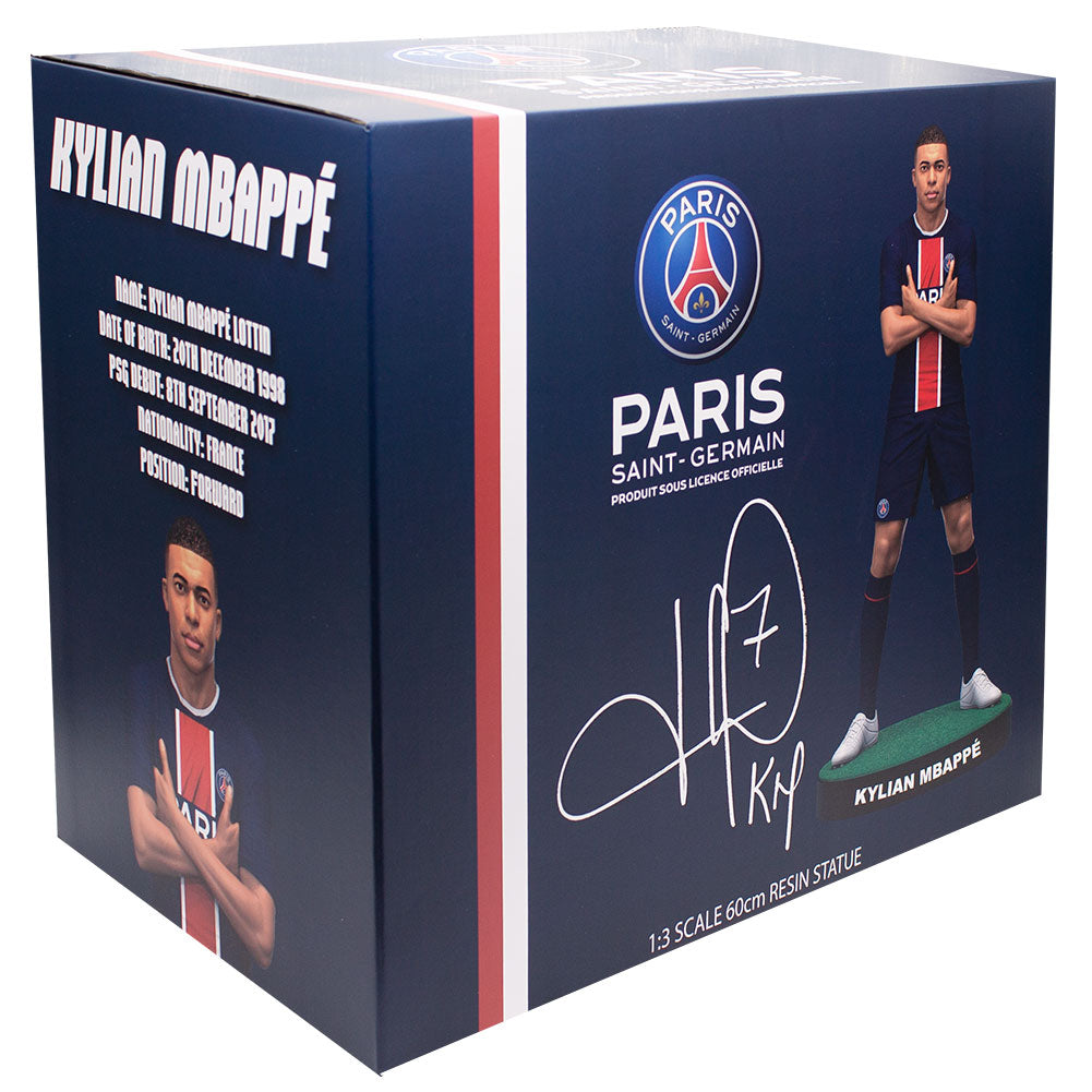 Paris Saint Germain FC Kylian Mbappe Statue